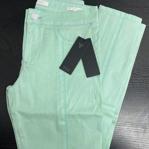 Guess Women's Jean Looking Leggings Size 26 Teal